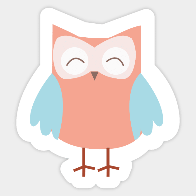 Cute Owl Sticker by admeral